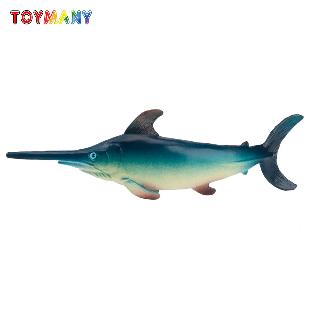 Kids First Education - Toymany, pez espada realista, animales del