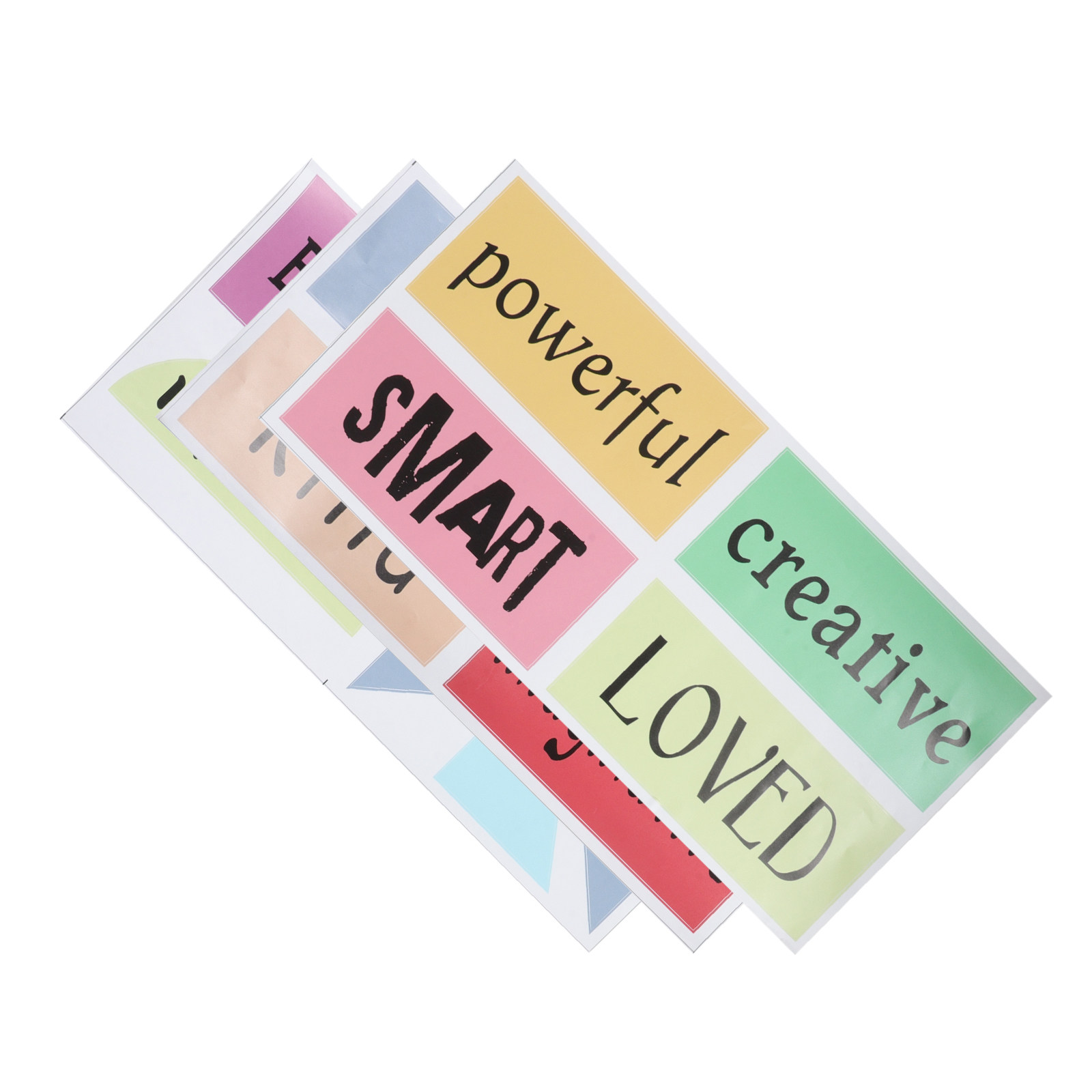 Kids Education Motivation - 3 pegatinas de suelo con motivos