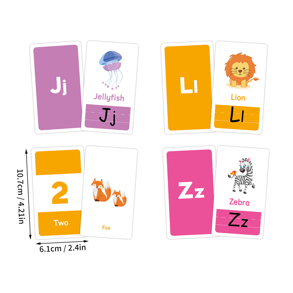 58 Uds ABC alfabeto Flashcards - Abc Kids Early Education reseña y precio